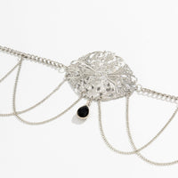 Thumbnail for Boho Abstract Floral Cross Crystal Pendant Arm Chain - ArtGalleryZen