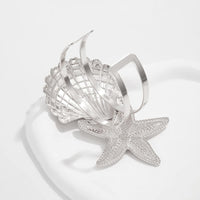 Thumbnail for Boho Chunky Shell Starfish Arm Cuff - ArtGalleryZen