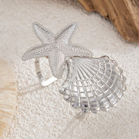 Thumbnail for Boho Chunky Shell Starfish Arm Cuff - ArtGalleryZen
