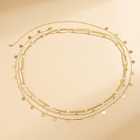 Thumbnail for Boho Dainty Layered Sequin Tassel Beaded Belly Chain Set - ArtGalleryZen