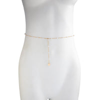 Thumbnail for Boho Heart Charm Pearl Waist Chain - ArtGalleryZen