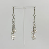 Thumbnail for Boho Hollow Star Pearl Tassel Earrings - ArtGalleryZen