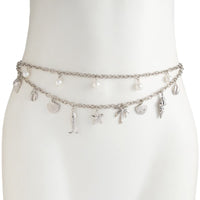 Thumbnail for Boho Layered Goldfish Coconut Tree Starfish Tassel Waist Chain - ArtGalleryZen