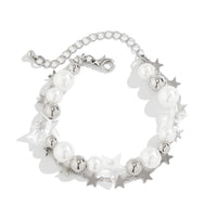 Thumbnail for Boho Layered Star Pearl Chain Bracelet - ArtGalleryZen