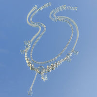 Thumbnail for Boho Layered Tassel Starry Pendant Necklace Set - ArtGalleryZen