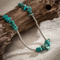 Thumbnail for Boho Layered Turquoise Chain Necklace Set - ArtGalleryZen