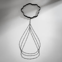 Thumbnail for Boho Layering Rhinestone Inlaid Elastic Saturn Thigh Leg Chain - ArtGalleryZen