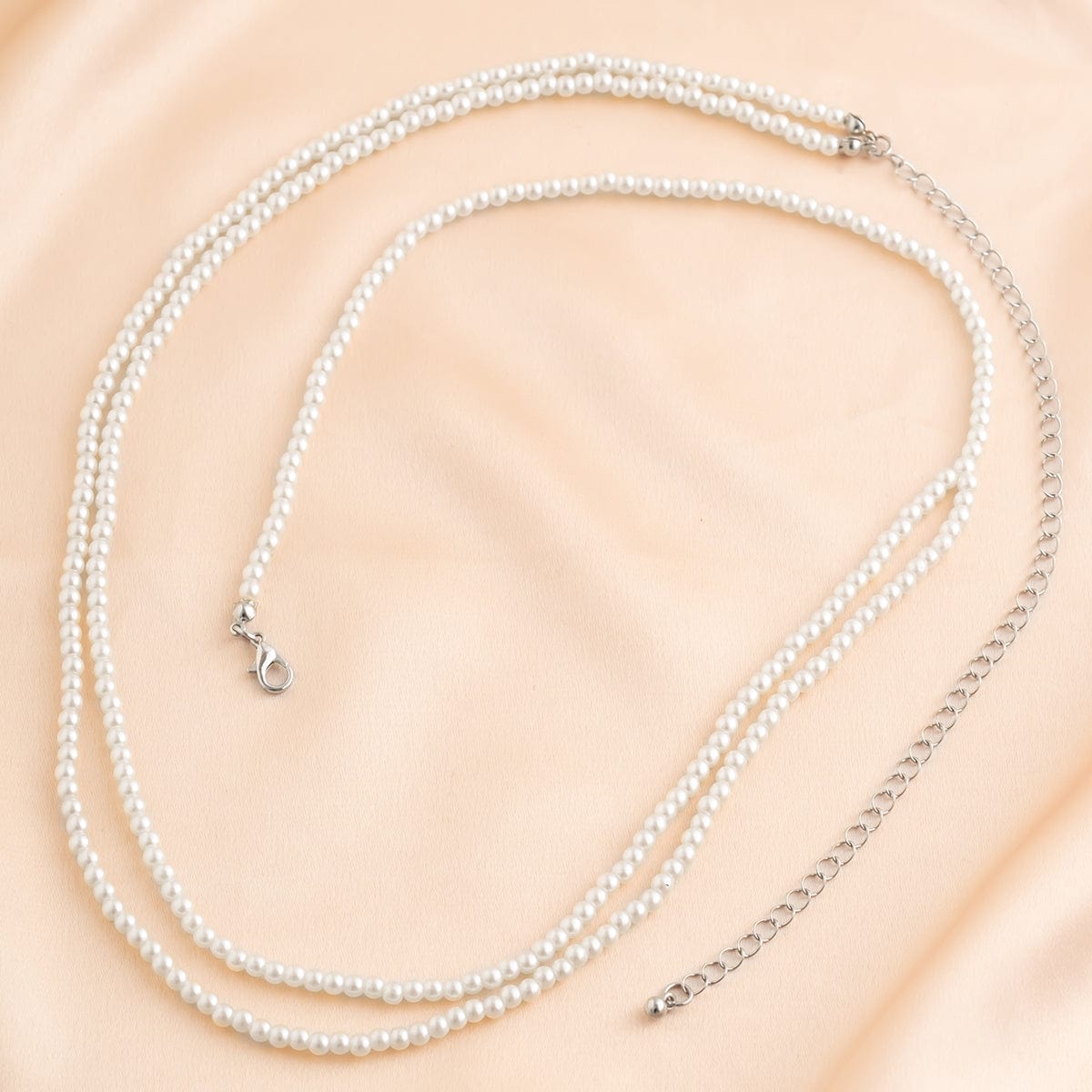 Boho Minimalist Layered Pearl Waist Chain - ArtGalleryZen