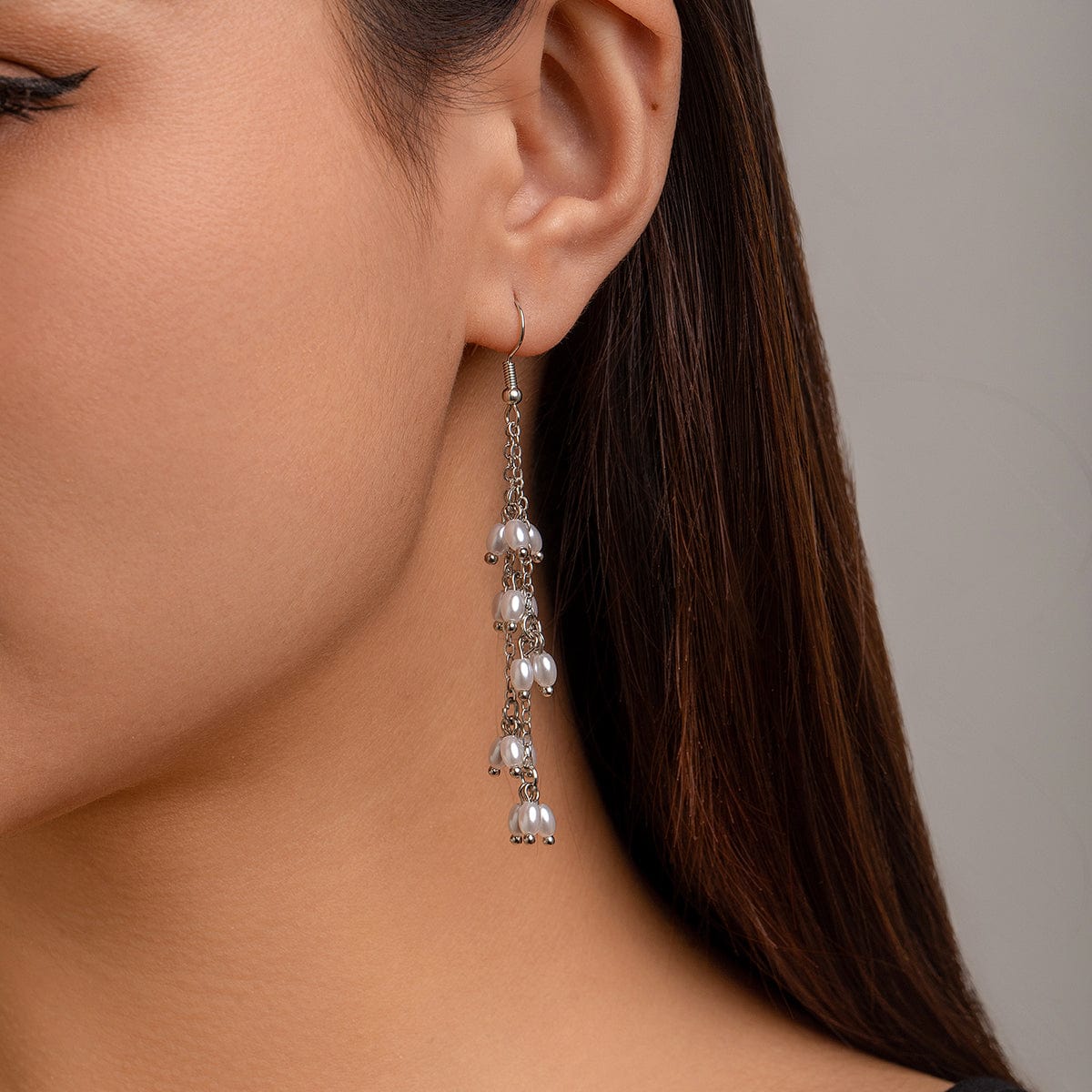 Boho Newly Dangling Pearl Tassel Earrings - ArtGalleryZen