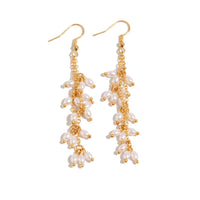 Thumbnail for Boho Newly Dangling Pearl Tassel Earrings - ArtGalleryZen