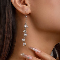 Thumbnail for Boho Newly Dangling Pearl Tassel Earrings - ArtGalleryZen