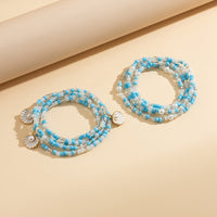 Thumbnail for Boho Ocean Style Crystal Beaded Enamel Shell Pendant Waist Chain Set - ArtGalleryZen