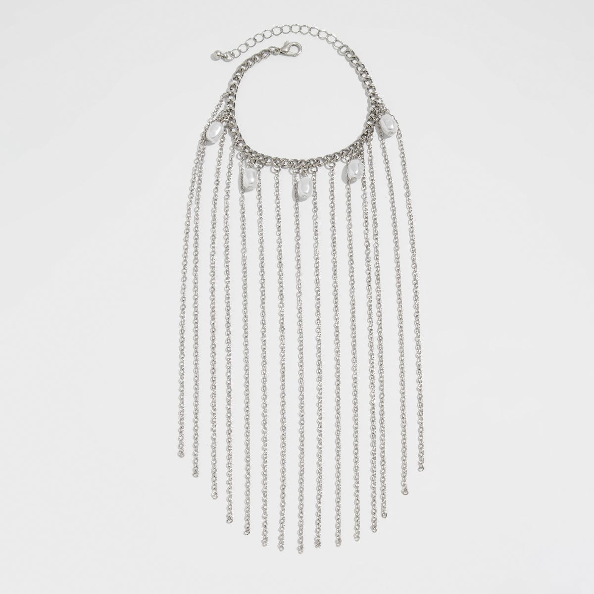 Boho Pearl Long Chain Tassel Bracelet - ArtGalleryZen