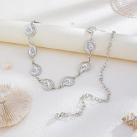 Thumbnail for Boho Silver Tone Chunky Conch Waist Chain - ArtGalleryZen