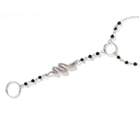 Thumbnail for Boho Snake Finger Ring Chain Bracelet - ArtGalleryZen