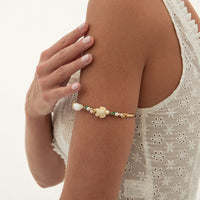 Thumbnail for Boho Starfish Conch Turtle Crystal Arm Cuff - ArtGalleryZen