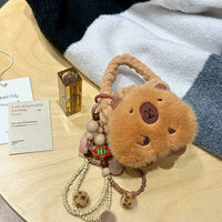 Thumbnail for Capybara Plush Coin Purse Earphone Case - ArtGalleryZen