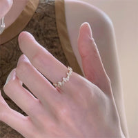 Thumbnail for Chic 18K Gold Enamel Butterfly Ring - ArtGalleryZen