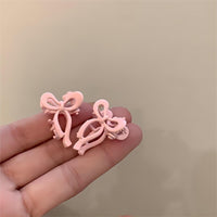 Thumbnail for Chic 2 Pieces Enamel Ribbon Bowknot Hair Clips Set - ArtGalleryZen