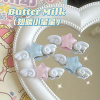 Thumbnail for Chic 2 Pieces Star Angel Wings Hair Clips Set - ArtGalleryZen