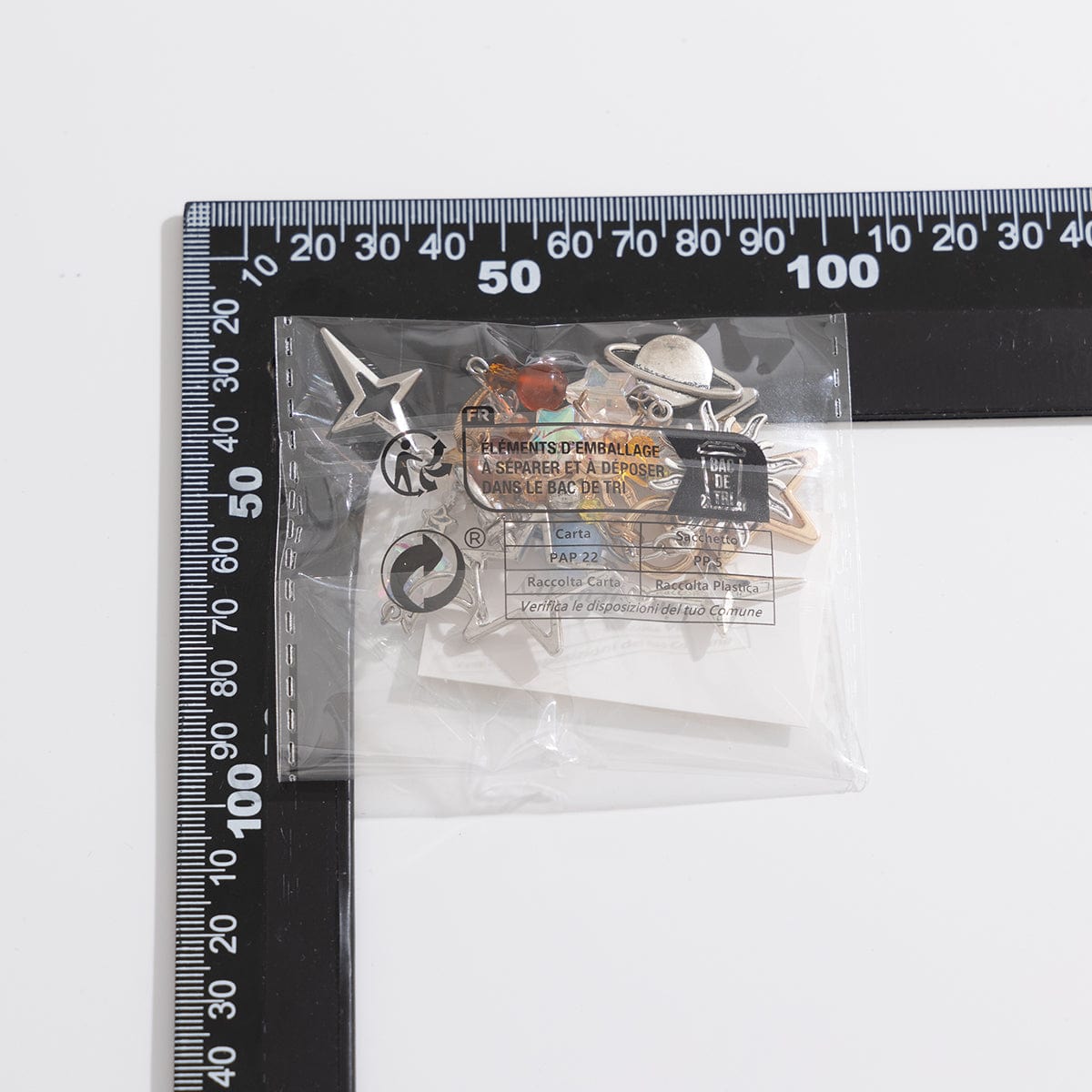 Chic 3Pcs Star Sun Moon Celestial Crystal Keychain Set - ArtGalleryZen