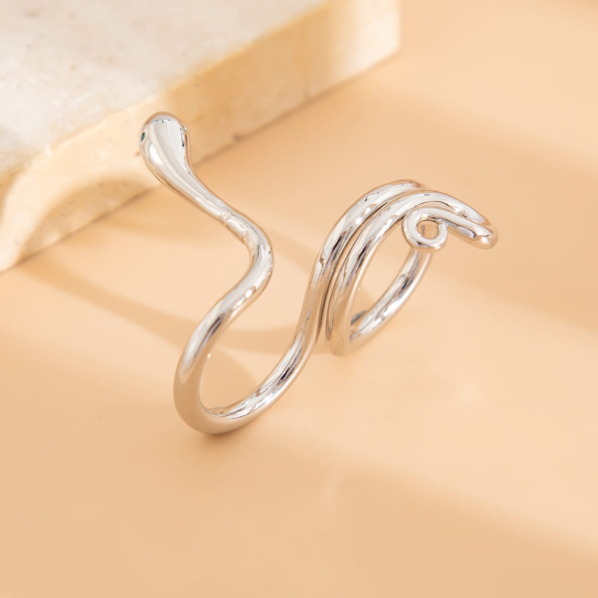 オジュールHANDWRITTEN DOUBLE FINGER RING オジュールHANDWRITTEN DOUBLE FINGER RING Double Finger Ring