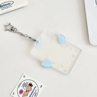 Thumbnail for Chic Angel Kpop Keychain Acrylic Photocard Holder - ArtGalleryZen