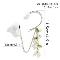 Thumbnail for Chic Anti-lost Wireless AirPods Earphone Lily Of The Valley Ear Wrap - ArtGalleryZen