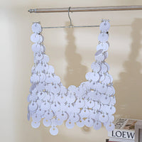 Thumbnail for Chic Backless Colorful Sequins Body Chain Bra - ArtGalleryZen