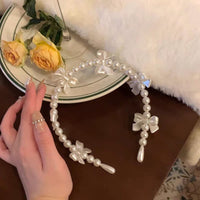 Thumbnail for Chic Bowknot Pearl Hair Band - ArtGalleryZen