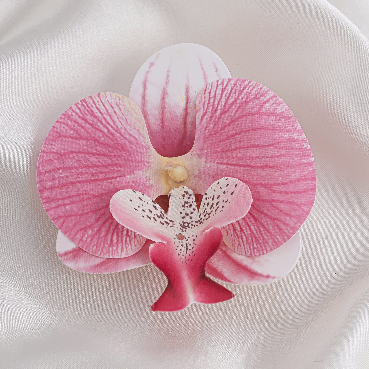 Chic Butterfly Orchid Flower Pin Brooch - ArtGalleryZen