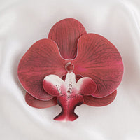 Thumbnail for Chic Butterfly Orchid Flower Pin Brooch - ArtGalleryZen