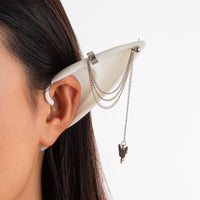 Thumbnail for Chic Butterfly Tassel Silicone Elf Ear Cuff Wrap Earrings - ArtGalleryZen