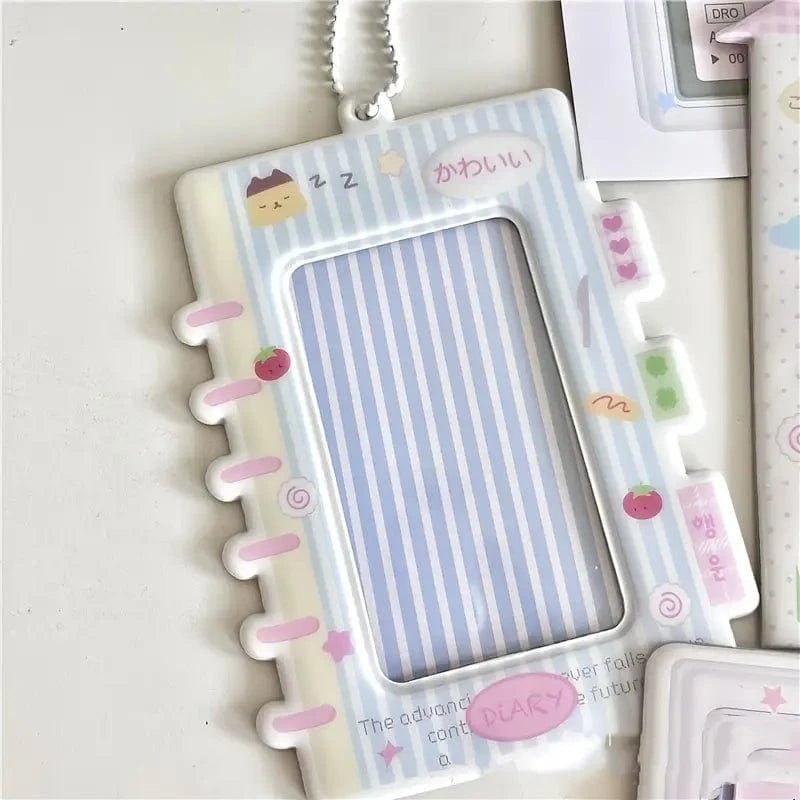 Chic Camera Phone Shaped Kpop Keychain Photocard Holder - ArtGalleryZen