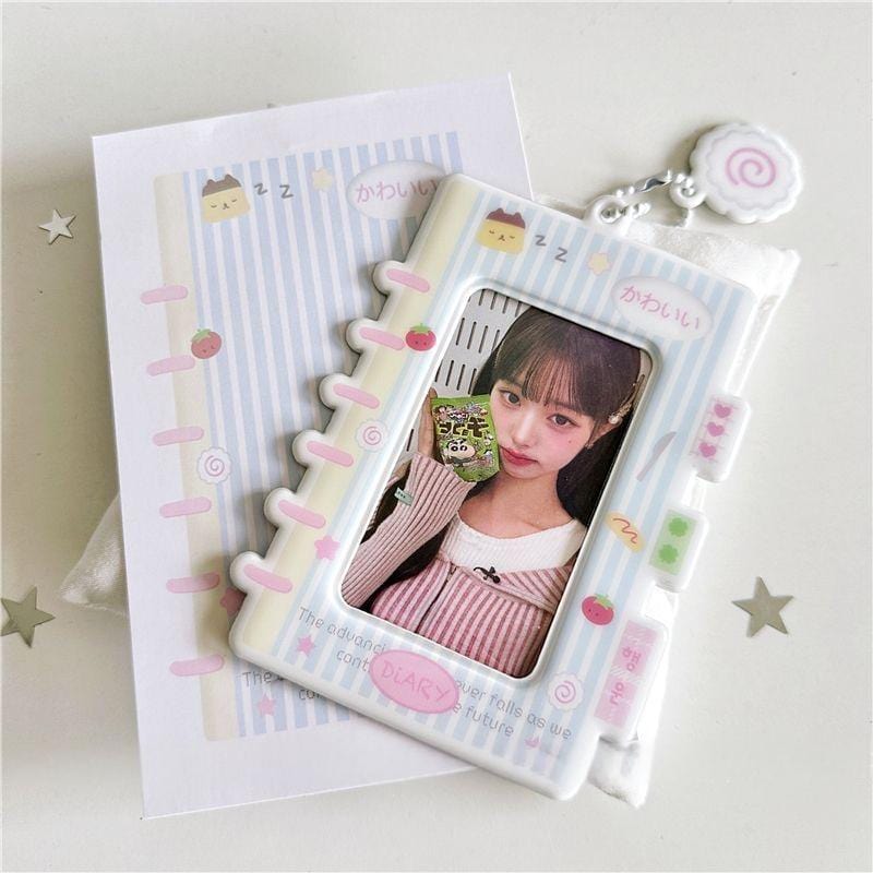 Chic Camera Phone Shaped Kpop Keychain Photocard Holder - ArtGalleryZen
