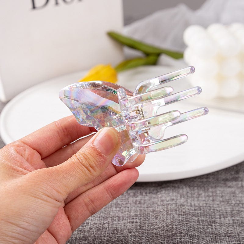 Chic Colorful Butterfly Chignon Claw Clip Hair Clip - ArtGalleryZen