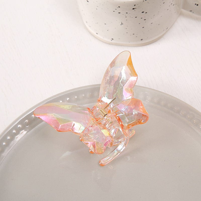 Chic Colorful Butterfly Chignon Claw Clip Hair Clip - ArtGalleryZen