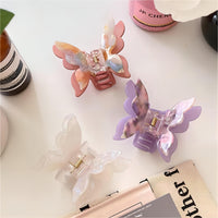 Thumbnail for Chic Colorful Duo Butterfly Chignon Claw Clip Hair Clip - ArtGalleryZen