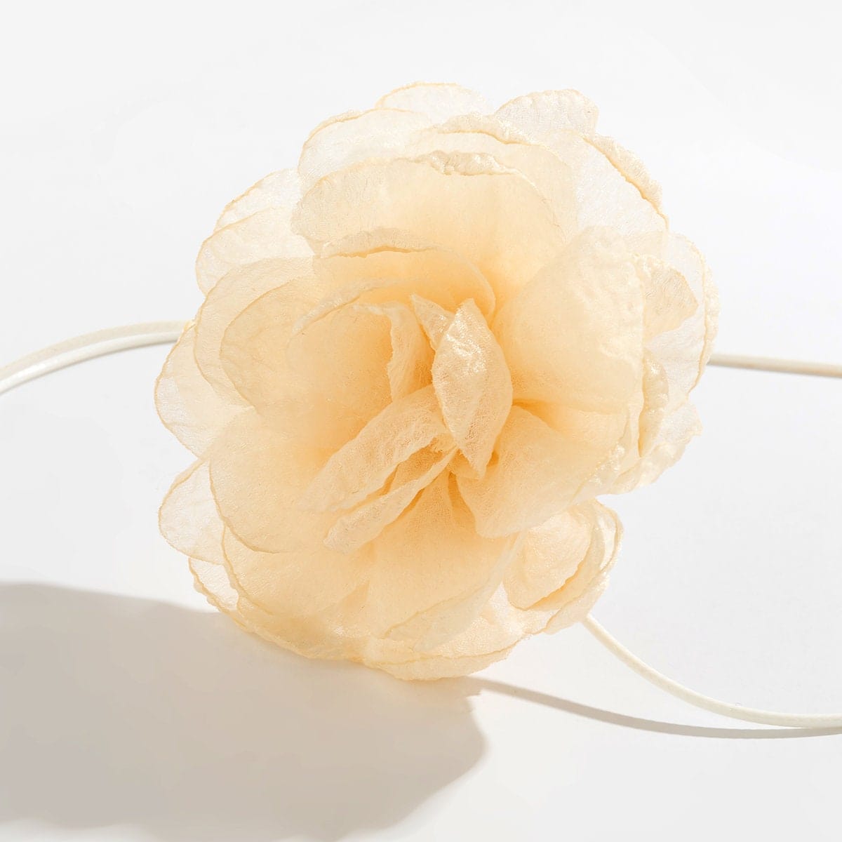 Chic Colorful Grenadine Flower Wax Cord String Necklace - ArtGalleryZen