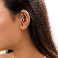Thumbnail for Chic Colorful Seed Bead Ear Cuff Stud Earring - ArtGalleryZen