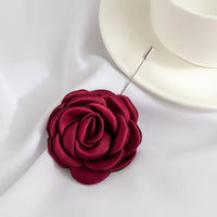 Thumbnail for Chic Colorful Silk Flower Pin Brooch - ArtGalleryZen