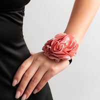 Thumbnail for Chic Colorful Silk Flower Velvet Bracelet - ArtGalleryZen