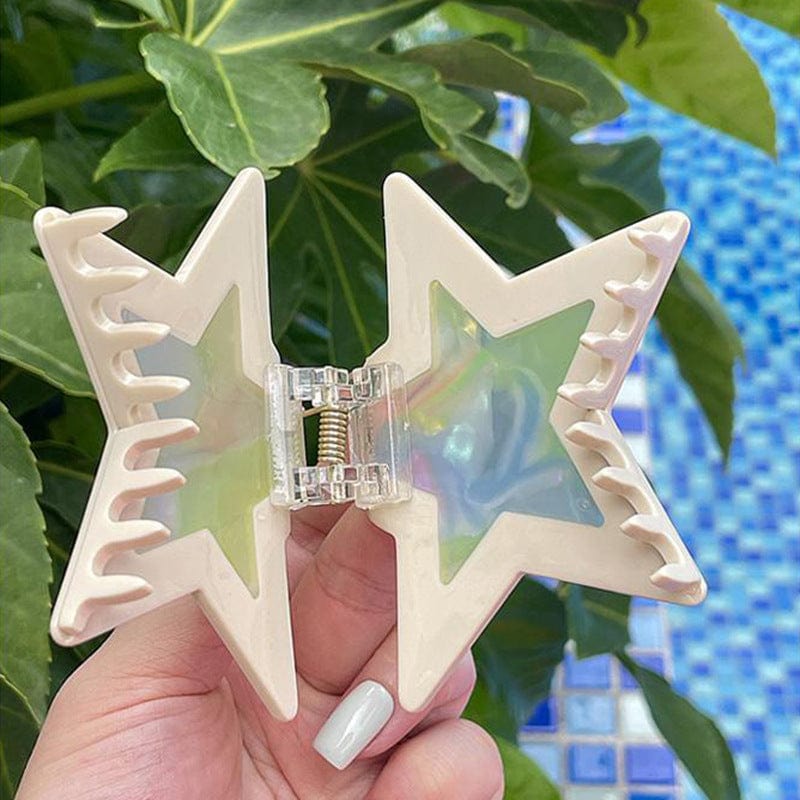 Chic Colorful Star Hair Claw Clip - ArtGalleryZen