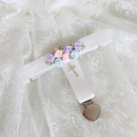 Thumbnail for Chic Cross Angel Wings Heart Rosebud Elastic Thigh Leg Garter Belts - ArtGalleryZen