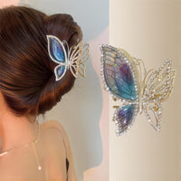 Thumbnail for Chic CZ Inlaid Butterfly Chignon Claw Clip Hair Clip - ArtGalleryZen