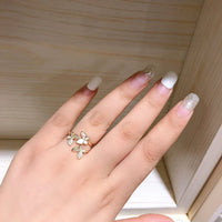 Thumbnail for Chic CZ Inlaid Butterfly Ring - ArtGalleryZen