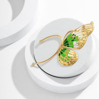 Thumbnail for Chic CZ Inlaid Enamel Butterfly Ear Wrap Earring - ArtGalleryZen