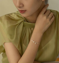 Thumbnail for Chic CZ Inlaid Opal Tulip Bracelet - ArtGalleryZen