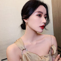 Thumbnail for Chic CZ Pearl Inlaid Star Moon Phase Earrings - ArtGalleryZen