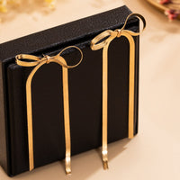 Thumbnail for Chic Dangling Ribbon Earrings - ArtGalleryZen